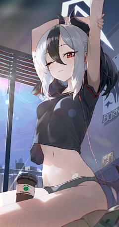 {壹期壹会}采集到ai二次元美女光影