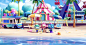 3D artwork cartoon Character design  cute ILLUSTRATION  Render sea SKY fantasy