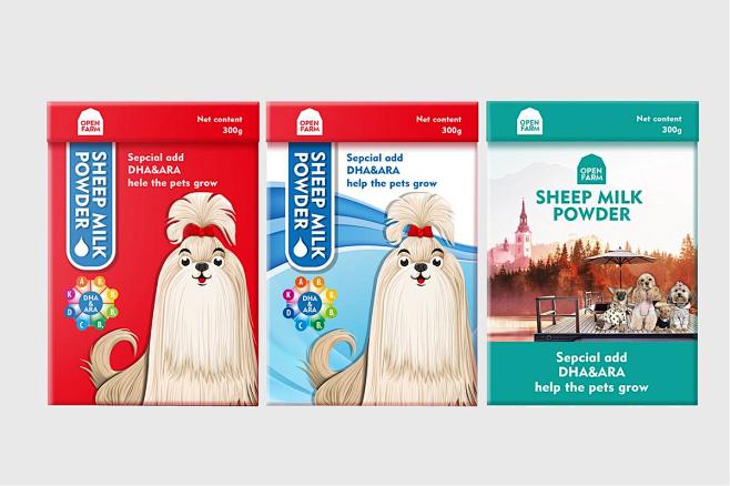 OPEN FARM宠物奶粉品牌包装设计