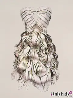 茄子做的晚礼服~牛逼么？美丽么？