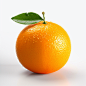 full orange on a white background