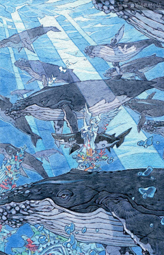 公子未央的大鸭梨采集到日本画师-- 渡辺孝夫