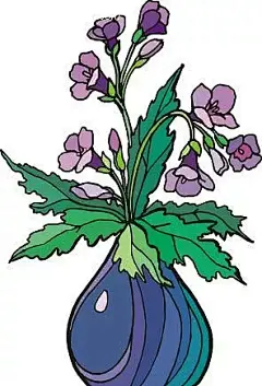 兰花手绘线描盆景画AI|背景画|风景画|花边|花边素材|花纹|花纹素材|矢量素材|矢量图形|手绘画|手绘图形|水彩画|图形设计|图形图标