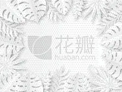 折纸工艺,热带气候,纸,季节,叶子,矢量,鸡尾酒,野生植物,背景