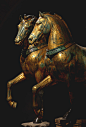 “Horses of Saint Mark.” Bronze. Attributed to the Greek sculptor Lysippos, 4th century BCE. Venice, Basilica of St. Mark