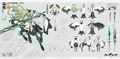 黑白乌鸦采集到人物角色设计图