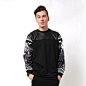 Crooks and Castles The Squad Life Sweatshirt 腰果花 侧兜 白 - Crooks & Castles