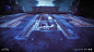 In-game example of the glass flooring assembled by Jeff Horal. Lighting by Madison Parker.
