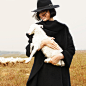 ALY / LUCIE LUO 高端独立设计师品牌100%山羊绒结构大衣