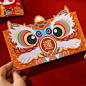 6pcs Dragon Red Envelope, Spring Festival Red, New Year Red Envelopes, Chinese New Year Decoration Supplies, Chinese New Year Indoor Arrangement Decoration
