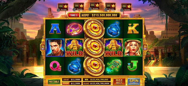 game slot UI-花瓣网
