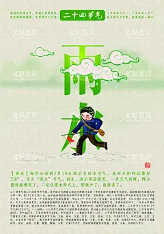 雨水  - 源文件下载【酷图网】雨水,雨水节气,地产雨水,雨水微信,雨水刷屏,中式地产,中式地产海报,雨水海报,二十四节气,24节气,中国传统节气
