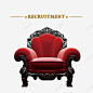 红色沙发 红色椅子 红色背景 设计 高贵 元素 免抠png 设计图片 免费下载 页面网页 平面电商 创意素材