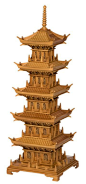 1stdibs - Large Pine Pagoda