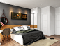 small apartment warm colors