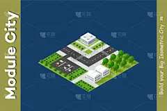 登月舱,居住区,地形,分离着色,商务,概念,城镇,交通,迅速,图像