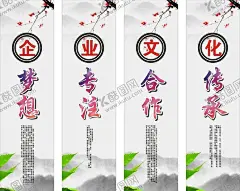 企业文化背景墙 【酷图网】企业文化,背景墙,企业形象墙,复古风,梦想,专注,合作,传承,展板,海报