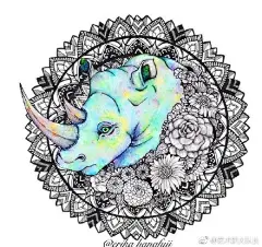 线描的艺术|来自erikahanafuji
#儿童画线描课资料##黑白线描插画# ​