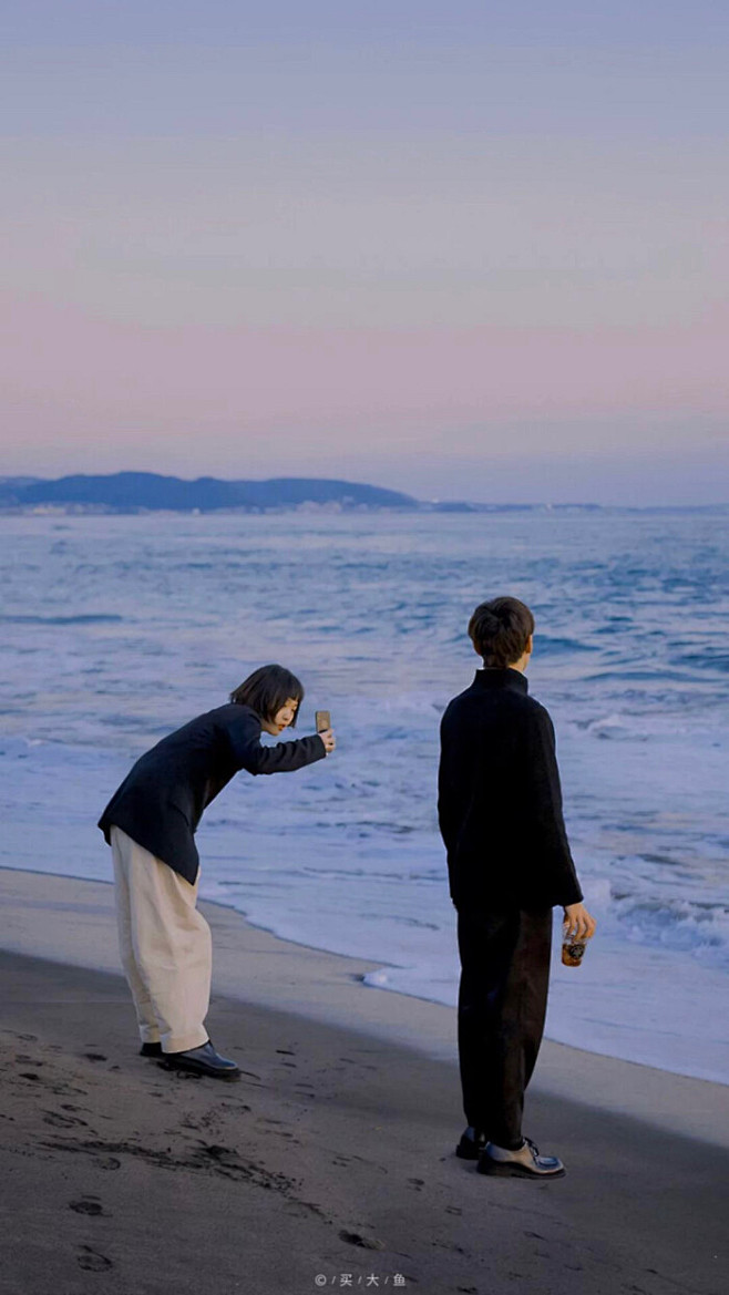 海边情侣照
