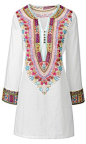 boho tunic and other cool ideas for hippie weddings - READ at http://boomerinas.com/2012/06/hippie-wedding-dresses-for-a-casual-bohemian-chic-celebration/