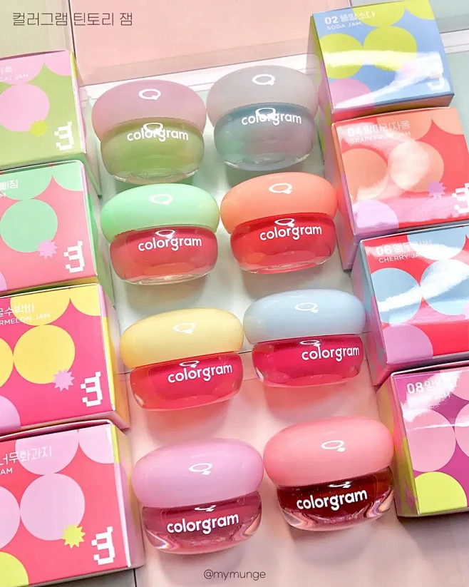 colorgram 唇蜜全色号试色 - ...