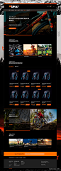 MTB Online Shop Black\/OrangeUI设计作品移动应用界面控件首页素材资源模板下载