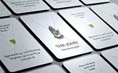 44款简约的白色名片欣赏(4) - 设计之家