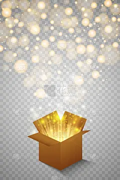 生日,礼物,绘画插图,数码图形,明信片,巫术,新年前夕,透明,祝贺