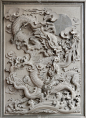 花岗岩,中国龙,雕刻物,石材,垂直画幅,道教,建筑,无人,抽象,龙