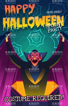 万圣节海报  - 源文件下载【酷图网】万圣节海报,万圣节,万圣节元素,万圣节素材,吸血鬼,矢量吸血鬼,卡通吸血鬼,吸血鬼插画,吸血鬼插图,手绘吸血鬼,万圣节英文,蜘蛛网