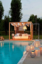 Romantic backyard with pool | Outdoor Areas: 