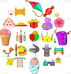 生日,动画片,国际著名景点,时尚,可爱的,蛋糕,父母,长椅,布置,休闲