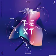 图片[9]-9款欧美时尚潮流几何流体渐变蒸汽波3D风抽象封面H5海报矢量设计素材模板-爱设计爱分享c