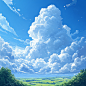 strifes0013_The_background_is_a_clean_blue_sky_surrounded_by_wh_48a94a75-9f31-4619-8bb1-aeb489d5baac