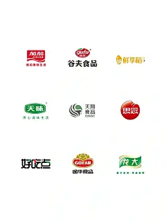食品logo设计合集 花瓣网 