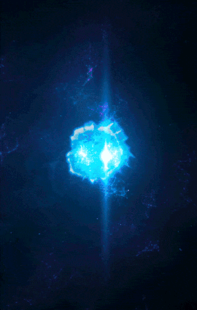 星空蓝色商务招商会议邀请函医疗金融论坛峰...