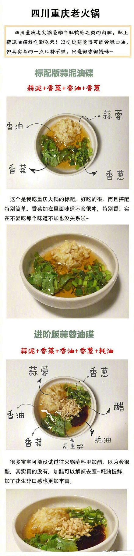 在不同火锅店打了二十多碗蘸料挨个尝，终于...