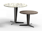 Round side table with 3-star base ATTICO by Molteni & C.
