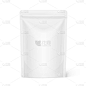 食品袋孤立在白色背景。矢量插图。
