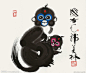 韩美林 画笔下的猴