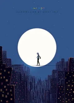 #插画#，#原创#，#lost7#，#孤单星球#