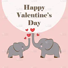 valentines with elephants
