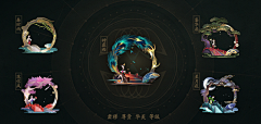 番茄OY采集到B_边框/花纹