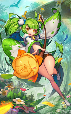 xssb采集到插画-少女