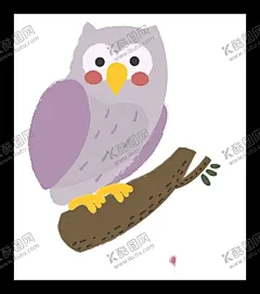 手绘猫头鹰 【酷图网】手绘猫头鹰,卡通猫头鹰,插画猫头鹰,手绘鸟类,插画素材