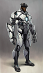 Cyborg concept for Injustice 2