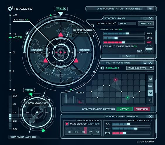 Sci-Fi UI. Personal ...