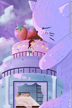 唯美生日插画图片,唯美生日插画模板下载,生日派对插画 生日晚会 唯美 儿童故事插画 卡通儿童插画,唯美生日插画设计素材,昵图网：图片共享和图片交易中心