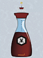 以酱油瓶为主角，龟甲万的海报和酱油一样“美味” : 瓶子虽小，乾坤不少（单押）。