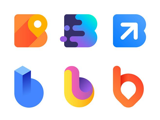 B logos